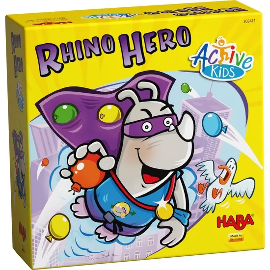 趣運動-超級犀牛(HABA德國桌遊-Rhino Hero)
