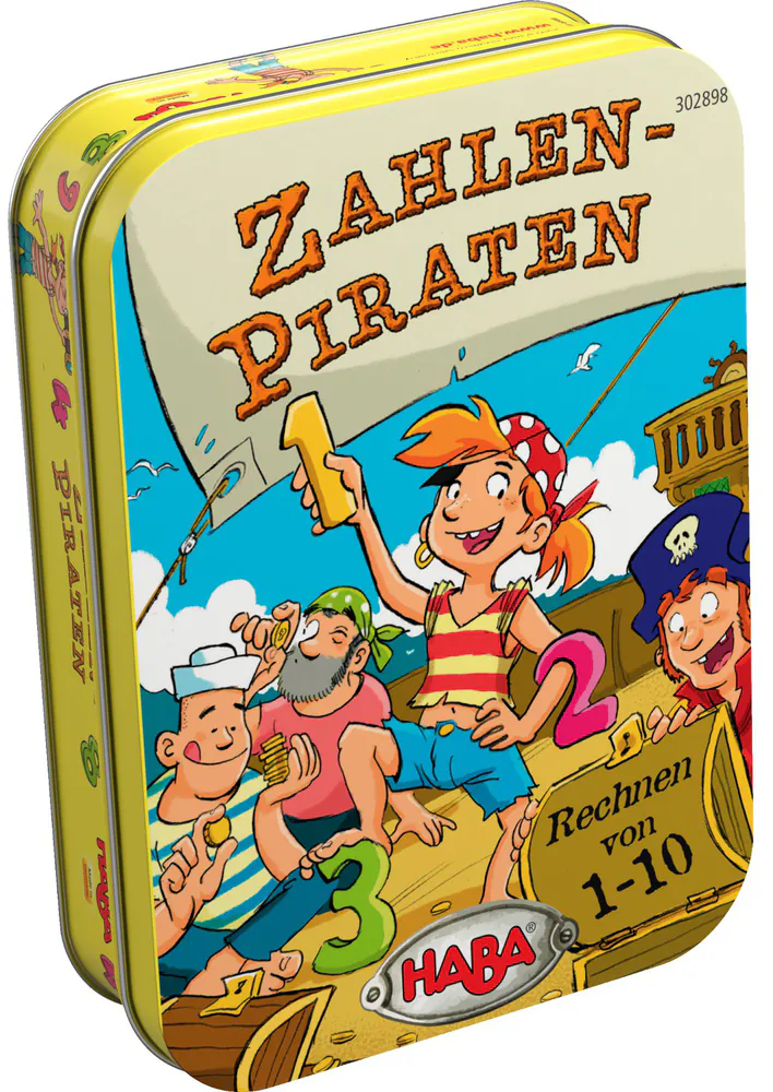 海盜密碼1-10(HABA德國桌遊-ZAHLEN-PIRATEN)