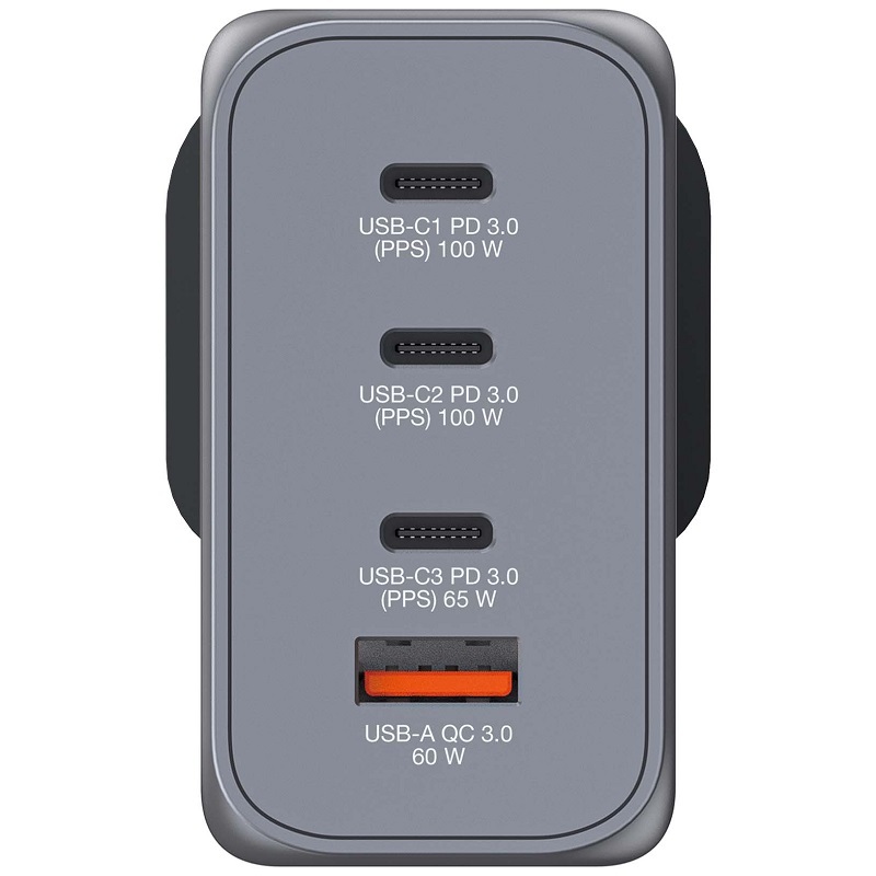 Verbatim 4 端口 200W GaN USB 充電器 GNC-200U