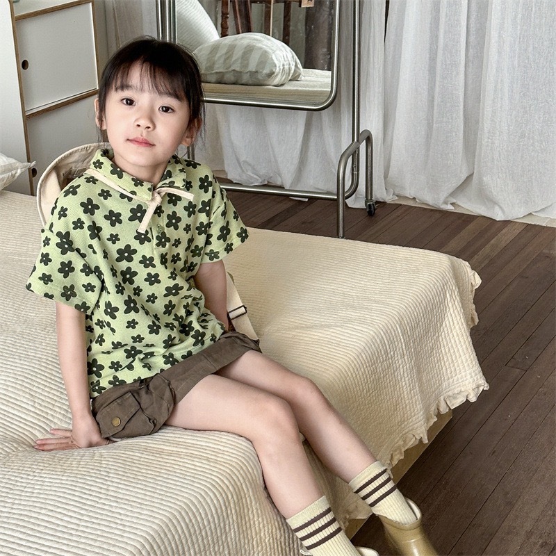 滿滿花朵領子上衣(2色)