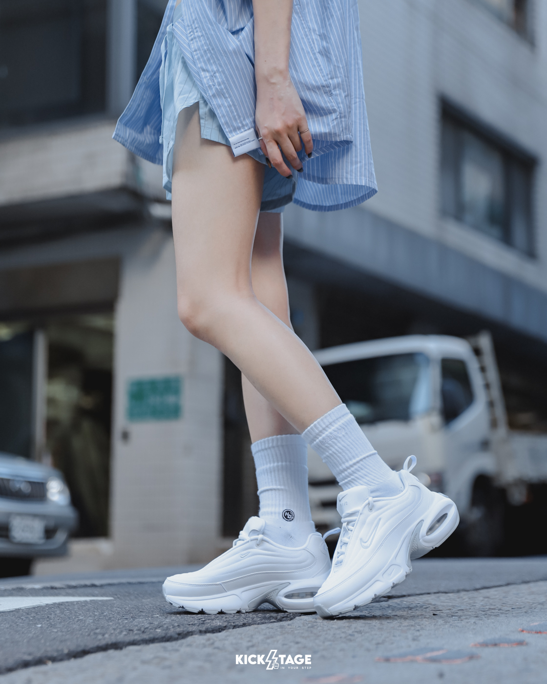 女鞋 NIKE AIR MAX PORTAL 全白 氣墊 復古 厚底 運動 休閒鞋【HF3053-100】