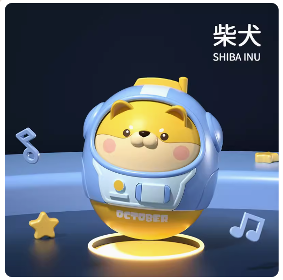 新款嬰兒玩具(【不倒翁-柴犬】)