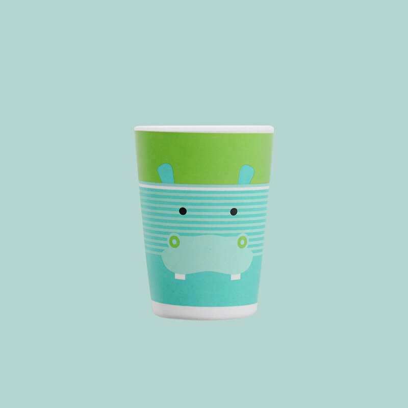 Popular baby drinking cup (01 Green Hippo Cup)