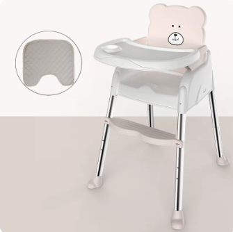 Popular baby dining chair (off-white upgraded single-layer dinner plate [small cushion])