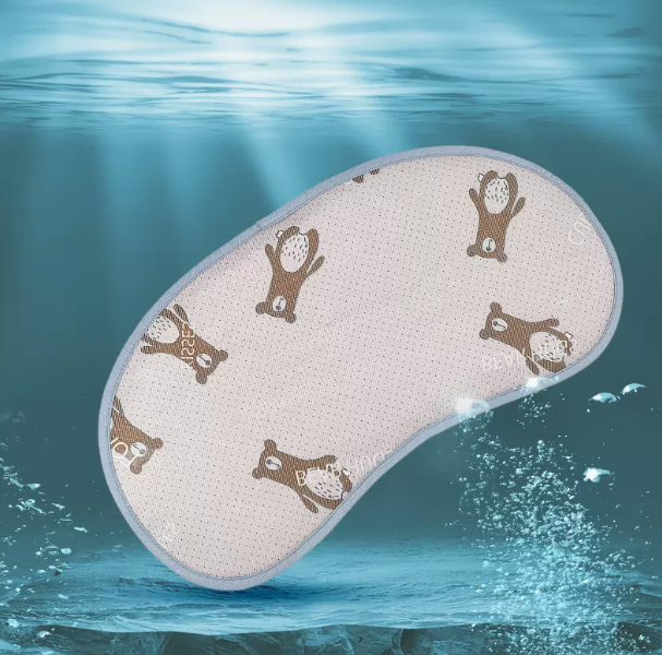 Popular baby ice silk pillow mat pillow (brown bear)