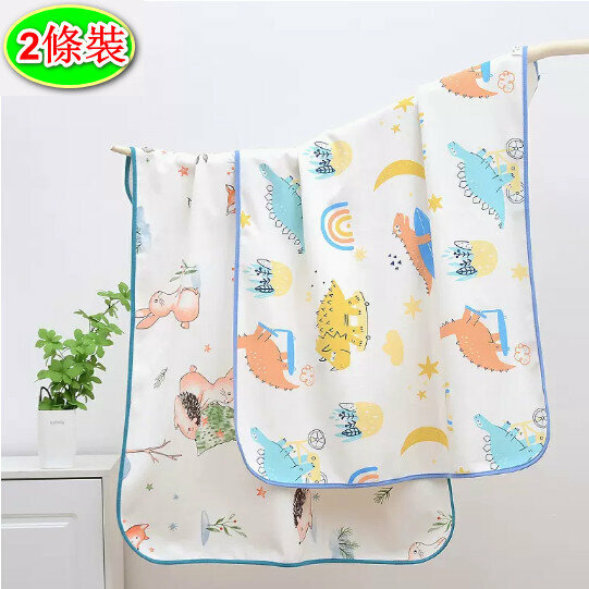 Popular style [2 pack] diaper pad [70*90cm Winter Fairy Tale + Dinosaur Secret Realm]