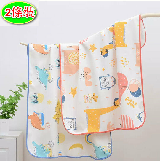 Hot style [2 pack] Diaper Pad [70*90cm Dinosaur Secret + Jungle Party]