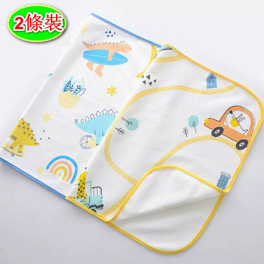 Popular style [2 pack] diaper pad [50*70cm dinosaur secret land + car mobilization]