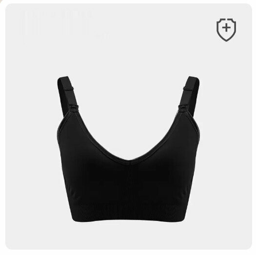 Popular pregnancy and postpartum nursing bra [black] (size: S-XL) (please contact customer service to confirm the delivery size after placing an order)