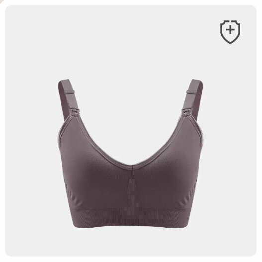 爆款孕期產後哺乳胸圍內衣【藕荷】（尺碼：S-XL碼）(下單後請聯絡客服確認發貨尺碼)
