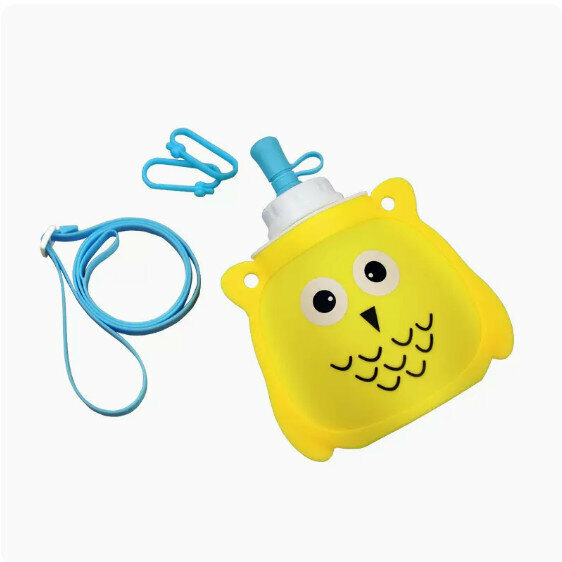 Popular children's portable straw kettle (vital yellow)