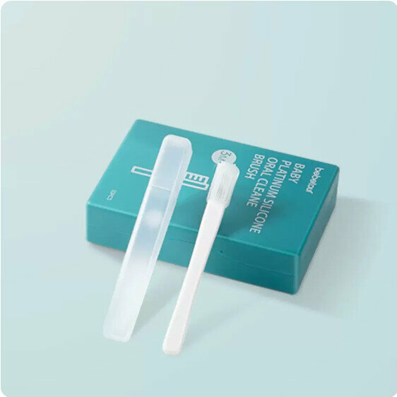 爆款寶寶牙刷嬰兒口腔清潔器（和煦湛藍）