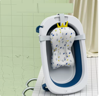 New baby bathtub ([Deep Sea Blue] bathtub + bath bed)