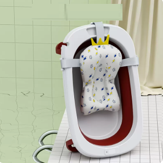 New baby bathtub ([coral red] bathtub + bath bed)