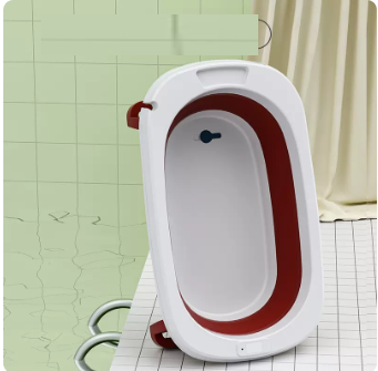 New baby bathtub ([coral red] single bathtub)