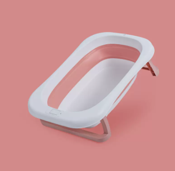 New baby bathtub ([thickened] cherry blossom pink-single bathtub)