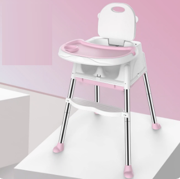 Hot recommended baby dining chair (pink standard model [double-layered dinner plate])