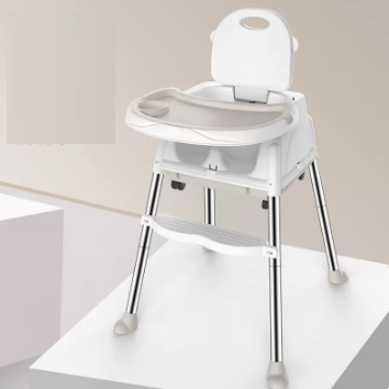 Hot recommended baby dining chair (beige upgraded model [double-layered dinner plate + roller coaster])