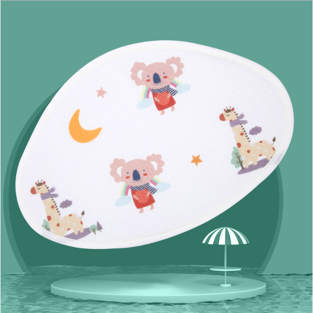 Hot recommended baby pillow, baby shaped pillow, breathable and anti-head deflection (sloth bear) (size: 37cm*26cm)