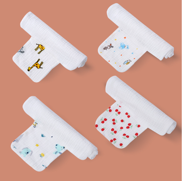 Hot recommended baby saliva and sweat absorbent wipes small square towel (sweat absorbent wipes for boys)