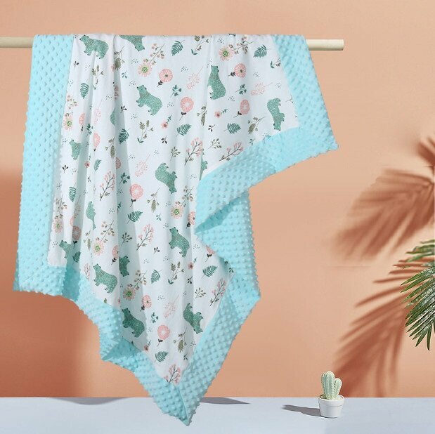 Hotly recommended baby beanie blanket quilt thickened to protect baby's sweet dreams (Animal Paradise separate quilt cover (summer cool type 690g) size 110*140)