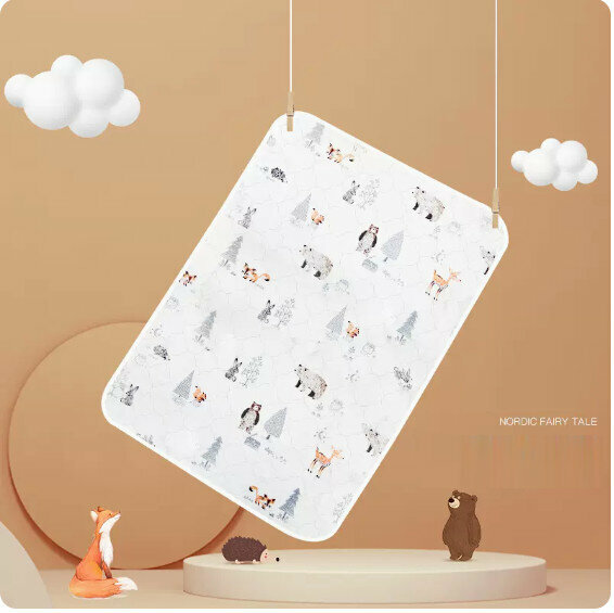 Popular baby waterproof diaper pad [30*45cm] [Nordic fairy tale]