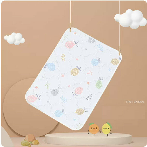 Popular baby waterproof diaper pad [70*90cm] [Lemon Morning]