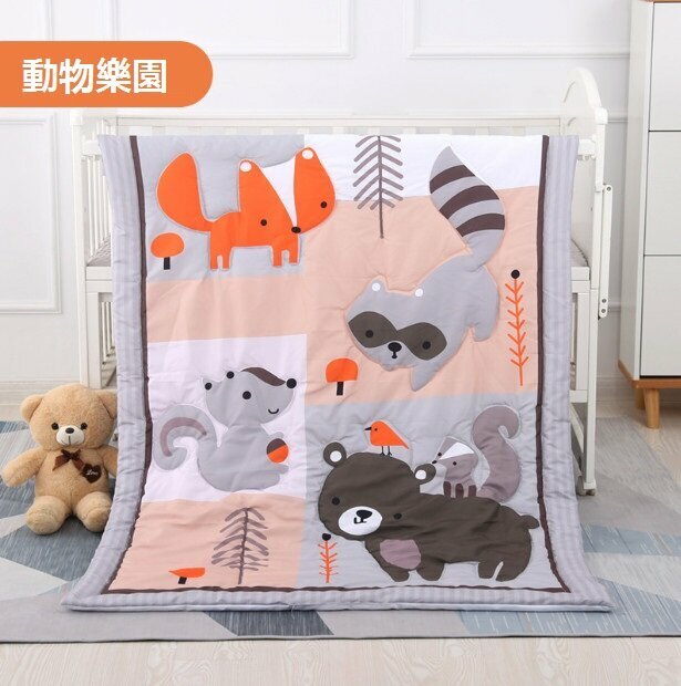 Popular nap blanket baby quilt 3D cartoon baby quilt (Animal Paradise size: 150*110cm)