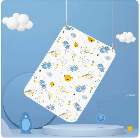 Popular baby waterproof diaper pad [70*90cm] [Weiss Universe]