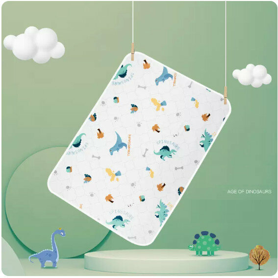 Popular baby waterproof diaper pad [60*120cm] [Dinosaur Age]