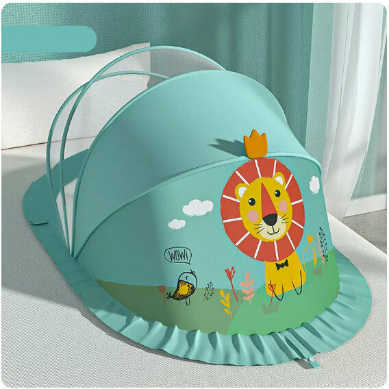 Popular baby mosquito net [Lion-Blackout Style (Medium Size)]
