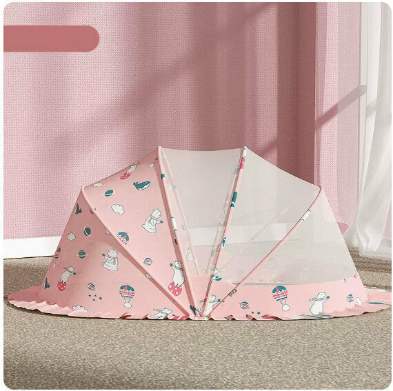 Popular baby mosquito net [Arctic-Blackout Style (Medium Size)]