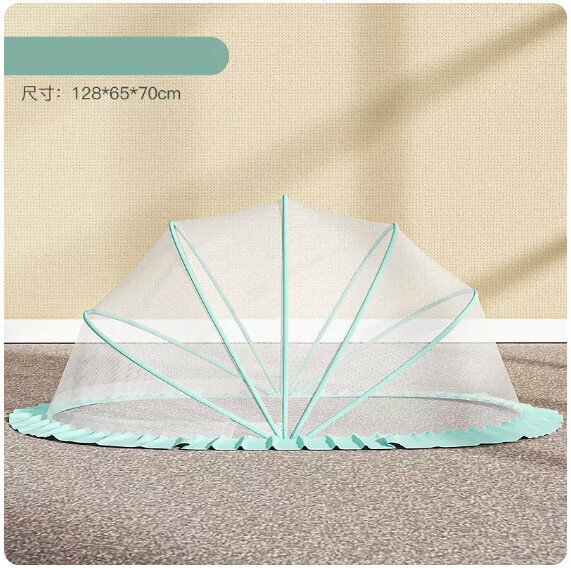 Popular Baby Mosquito Net [Green - Full Net Style (Large Size)]