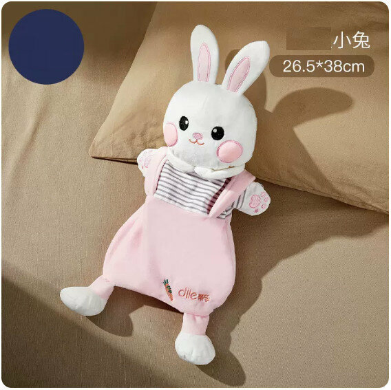 Popular baby comfort towel [rabbit-hand puppet style]