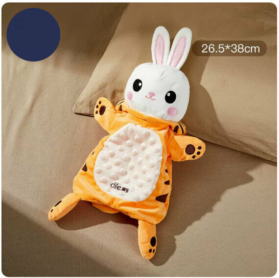 Popular baby comfort towel [rabbit in tiger skin - hand puppet style]