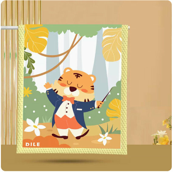 Popular baby spring and autumn blanket [velvet lion 110*140cm ((room temperature 10℃~25℃) (removable liner)]
