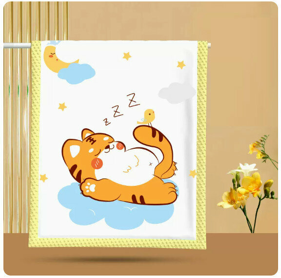 Popular baby spring and autumn blanket [Tiger 110*140cm (room temperature 10℃~25℃) (removable inner bag)]