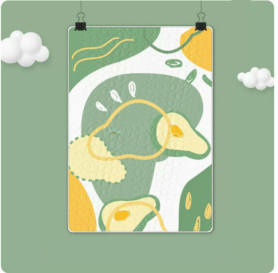 新款防漏小床墊【70x120cm】【A類牛油果綠】 