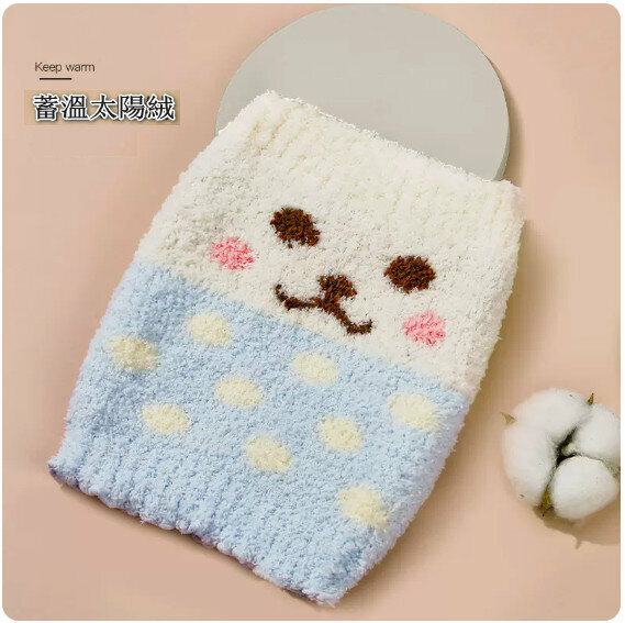 New baby belly size [22*26cm (2-7 years old)] [Ryan Blue (thickened and extra warm)]