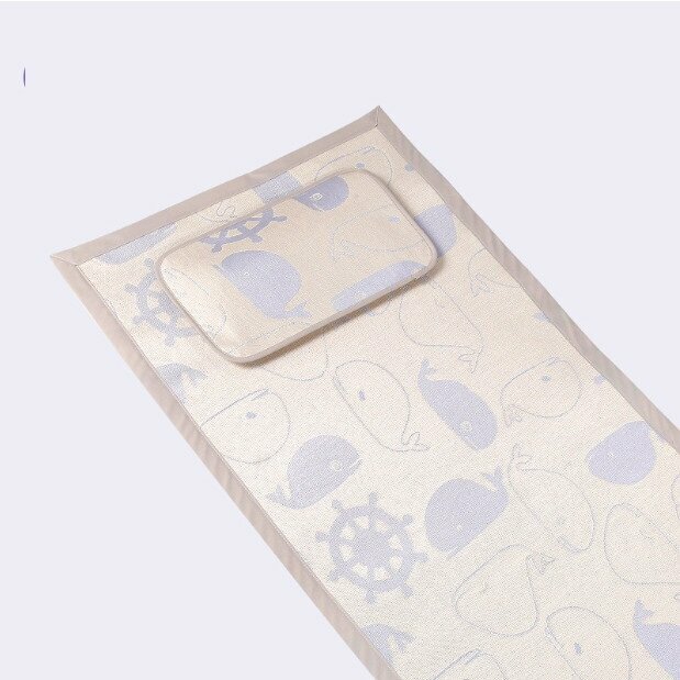 New baby mat with encrypted honeycomb breathable newborn ice silk mat (Wonderful Purple Size: 120*60)