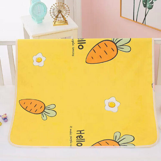 Hot selling baby changing pad [carrot [reversible] size [70x120cm]