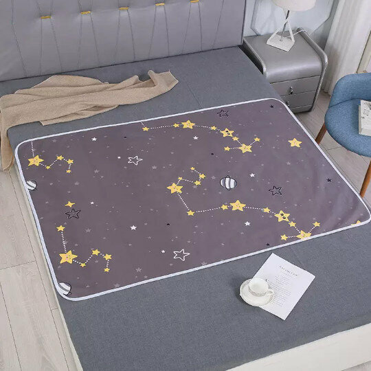Hot selling baby changing pad [Journey to the Starry Sky [Reversible] 70x120cm]