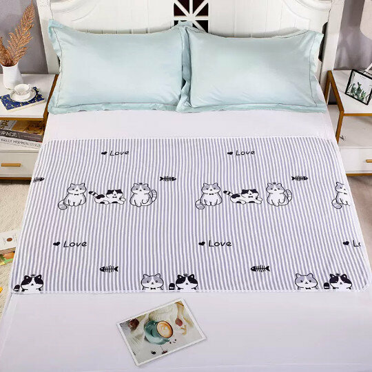 Hot selling baby changing pad [striped cat [reversible] 110x200cm]