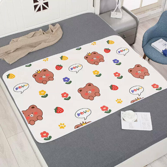 Hot selling baby changing pad [cute bear [reversible] 110x200cm]