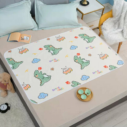 Hot selling baby diaper pad [Little Dinosaur [reversible] 110x200cm]