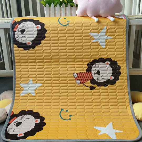 Hot selling baby changing pad [Lion Star [Pure Cotton Five Layers] Size [100x150cm]