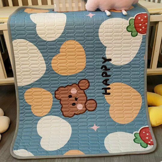Hot selling baby diaper pad [Pistachio [Pure cotton five layers] Size [180x200cm]