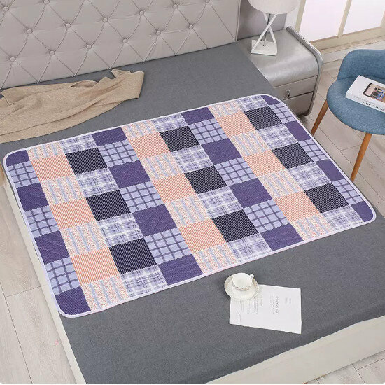 Hot selling baby diaper pad [large square [waterproof and machine washable with cotton padding]] size [100x150cm]