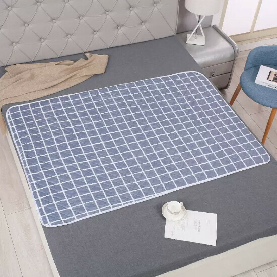 Hot selling baby changing pad [grey plaid [quilted waterproof and machine washable] size [120x200cm]