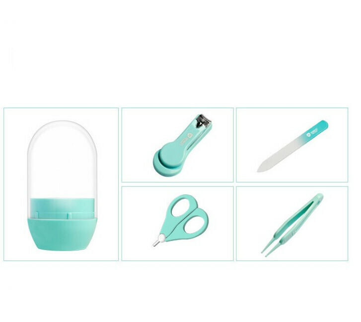 Popular children's nail clippers (cyan)
